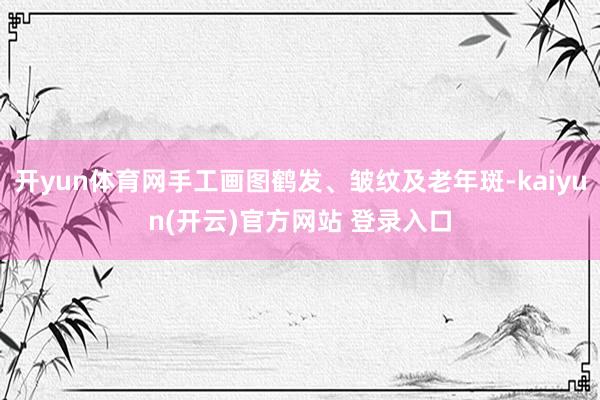 开yun体育网手工画图鹤发、皱纹及老年斑-kaiyun(开云)官方网站 登录入口
